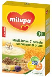 Milupa Cereale Milupa Musli Junior 7 cereale cu banane si prune, 250g