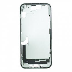 Apple iPhone 15 A2846, A3089 EU verzió középső keret, oldalgombokkal és sim kártya tartó tálcával, kék (gyári)