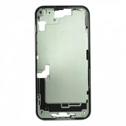 Apple iPhone 15 A2846, A3089 EU verzió középső keret, oldalgombokkal és sim kártya tartó tálcával, zöld (gyári)