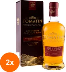 TOMATIN Set 2 x Whisky Tomatin Cask Strength, Single Malt, 58%, 0.7 l