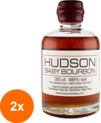 Hudson Set 2 x Whisky Hudson Baby Bourbon 0.35 l, 46%