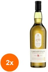 LAGAVULIN Set 2 x Whisky Lagavulin 8 Ani, 48%, 0.7 l