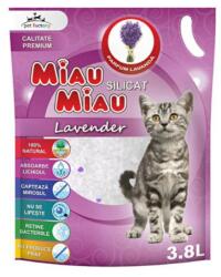 Miau Miau Asternut Igienic pentru Pisici Miau-Miau, Silicat Lavanda, 3.8 l (EXF-TD-EXF28152)
