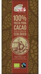 Chocolates Solé Ciocolata Neagra BIO, 100% Cacao, 100 g, Chocolates Sole (CS284)