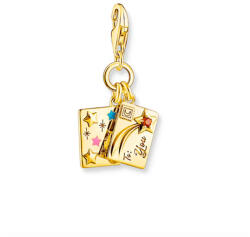 Thomas Sabo 18K arannyal bevont karácsonyi képeslap női charm - 2065-414-7 (2065-414-7)