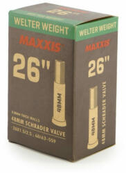 Maxxis Welter Weight (0, 8 mm) 26 x 1, 5/2, 5 (40-63-559) MTB belső gumi 48 mm hosszú szeleppel, autós