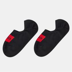 HUGO Чорапи HUGO 2 Pack Invisible Logo Detail Socks - Black 001