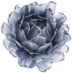 4home Floare suspendabilă din pene gri - albastru, 8 cm
