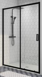 Water Fun Elche || 140 Negru Ușă de duș, 190cm, 6mm (ZBE-1419)