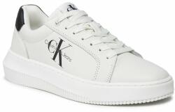 Calvin Klein Sneakers Calvin Klein Jeans Chunky Cupsole Laceup Mon Lth Wn YW0YW00823 Bright White/Black 0LB
