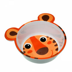Canpol babies melamin csúszásmentes tányér 490 ml - tigris - babastar
