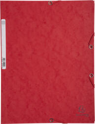 Exacompta gumis mappa, A4, 400g, piros (55505E)