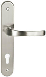 Maestro Modern Porto hosszúcímes ajtókilincs garnitúra (szatén nikkel, 90 mm, cilinderes)