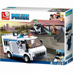 Sluban Police - Rendőrségi rabszállító építőjáték készlet (M38-B0652)