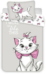 Marie Disney Marie Grey gyerek, ovis ágyneműhuzat 100×135 cm, 40×60 cm