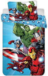 Bosszúállók Light Blue gyerek, ovis ágyneműhuzat 100×135 cm, 40×60 cm - lord