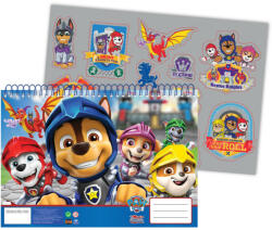 Mancs Őrjárat Knights A/4 spirál vázlatfüzet 40 lapos matricával - lord