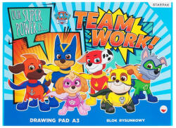 Mancs Őrjárat Team Work A/3 vázlatfüzet, rajzfüzet 20 lapos - lord