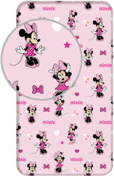 Minnie Pretty in Pink gumis lepedő 90x200 cm