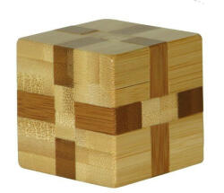Eureka Cube - bambusz puzzle ördöglakat