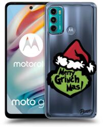 Picasee Husă transparentă din silicon pentru Motorola Moto G60 - Grinch 2