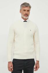 Ralph Lauren gyapjú pulóver férfi, bézs - bézs L