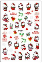  Körömmatrica - D289 Karácsony Hello Kitty