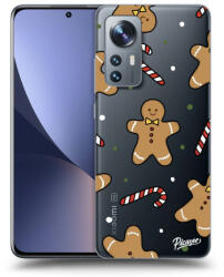 Picasee Husă neagră din silicon pentru Xiaomi 12X - Gingerbread