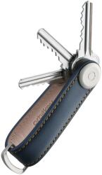 Orbitkey Leather Navy with Tan Stitching