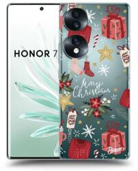 Picasee Fekete szilikon tok az alábbi mobiltelefonokra Honor 70 - Christmas