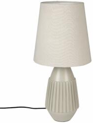 White Label Living Bézs fém asztali lámpa WLL AYSA pamut búrával (5200132)