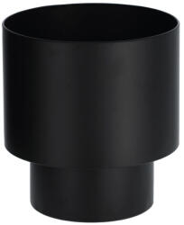 Kave Home Fekete fém ültetőtartó Kave Home Mash Ø 28 cm (LF-AA7863R01)