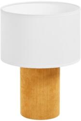 Kave Home Sárga szövet asztali lámpa Kave Home Bianella 29 cm (LF-YG0983J81)