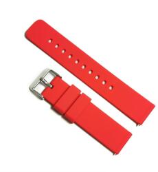  Curea de ceas Rosie din silicon 18mm / 20mm / 22mm JD417R (JD417R)