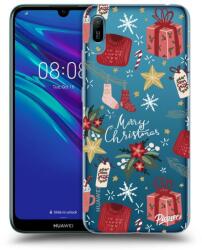 Picasee Fekete szilikon tok az alábbi mobiltelefonokra Huawei Y6 2019 - Christmas