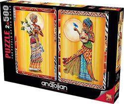 Anatolian - Puzzle 2x500 Femei africane - 500 piese Puzzle