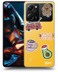 Picasee Átlátszó szilikon tok az alábbi mobiltelefonokra Xiaomi Poco X5 Pro - Christmas Stickers