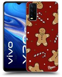 Picasee Fekete szilikon tok az alábbi mobiltelefonokra Vivo Y20s - Gingerbread 2