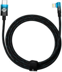 Baseus Cablu de date Baseus USB-C la Lightning MVP 20W 2m (negru-albastru) CAVP000321