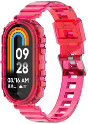 UIQ Curea ceas compatibila cu Xiaomi Mi Band 8 NFC, Rosu - ES00726