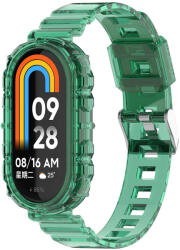 UIQ Curea ceas compatibila cu Xiaomi Mi Band 8 NFC, Verde - ES00727