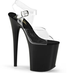 Pleaser USA Pleaser Flamingo-808 Clear/Black 36