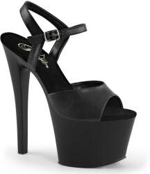Pleaser USA Pleaser Sky-309 Blk Faux Leather/Blk Matte 43
