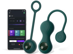 Magic Motion Crystal Duo Smart Kegel Vibrator with Weight Set