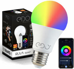 EDO Lighting Solutions RUVA Smart LED bec LED E27 9W RGB+CCT 2700-6500K 806lm WiFi Tuya Smart EDO777359 Edo Solutions