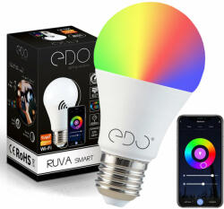 Edo Solutions RUVA Smart LED bec LED E27 10W RGB+CCT 2700-6500K 806lm WiFi Tuya Smart EDO777359 Edo Solutions