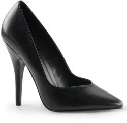 Pleaser USA Pleaser Seduce-420V Blk Faux Leather 41