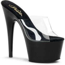 Pleaser USA Pleaser Adore-701 Black-Transparent 36