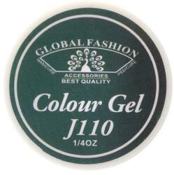 Global Fashion Gel color unghii, vopsea de arta, seria Distinguished Green, Global Fashion, 5gr, J110