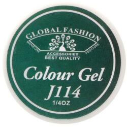 Global Fashion Gel color unghii, vopsea de arta, Distinguished Green, 5gr, J114